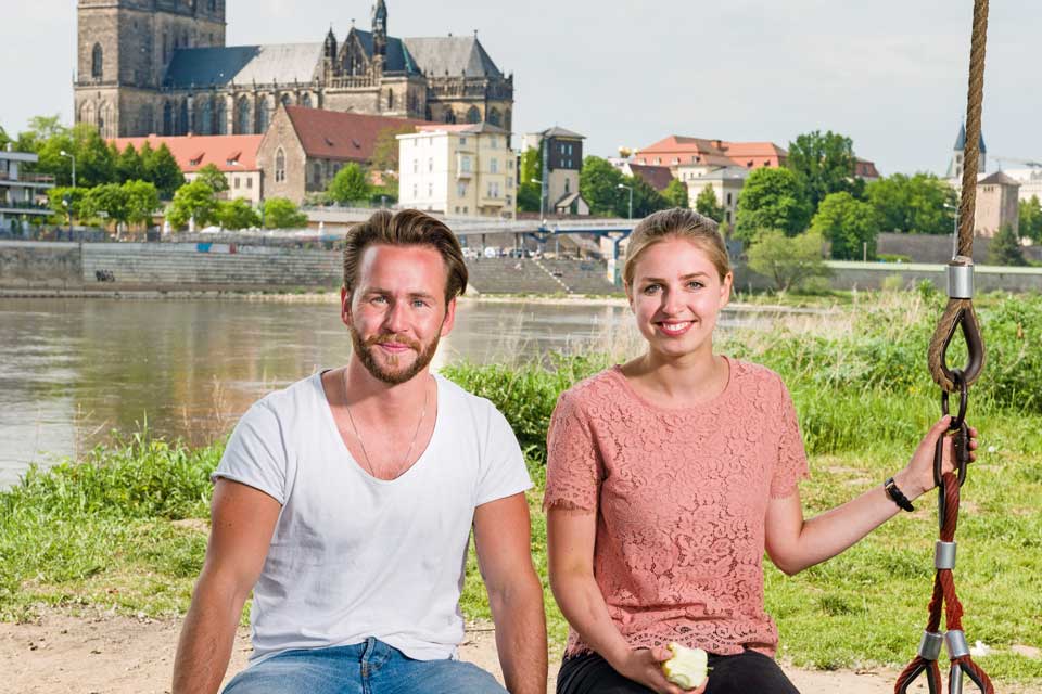 Studenten in Magdeburg