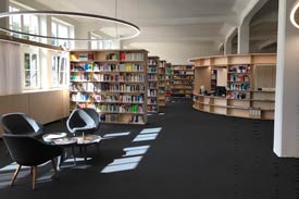 Die Bibliothek am Standort Bielefeld der HSPV-NRW