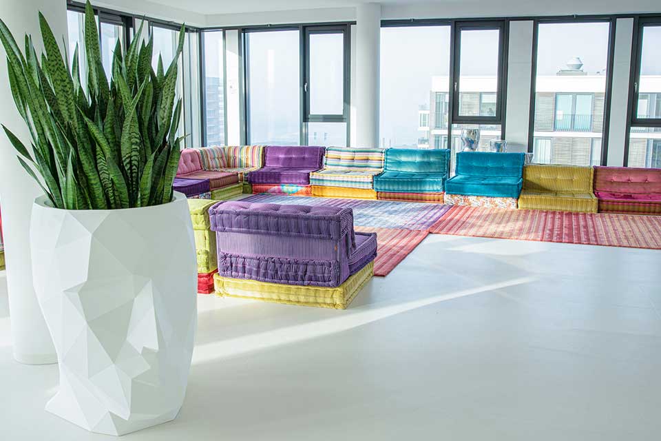 bunte Sofas