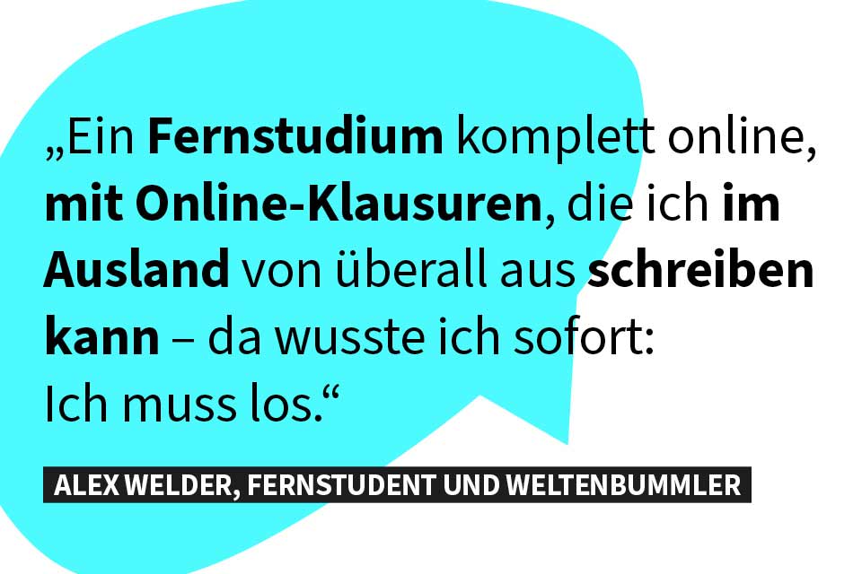 Testimonial der IU: Weltenbummler